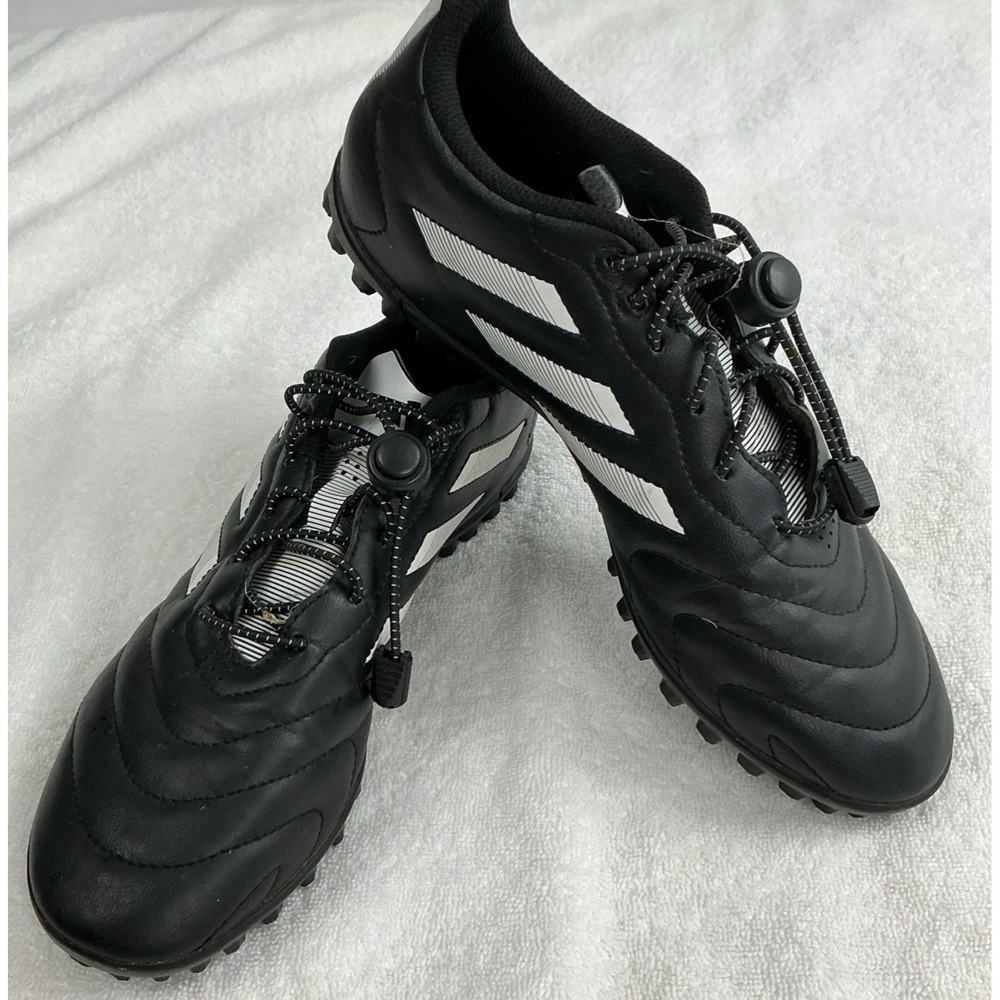 Adidas Goletto VIII TF Mens 7.5 Black White Low Top Soccer Cleats HP6461